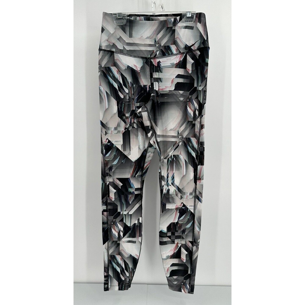 NIKE DRI FIT POWER LEGEND LEGGINGS Women's Size Medium Botanical Fresh Print